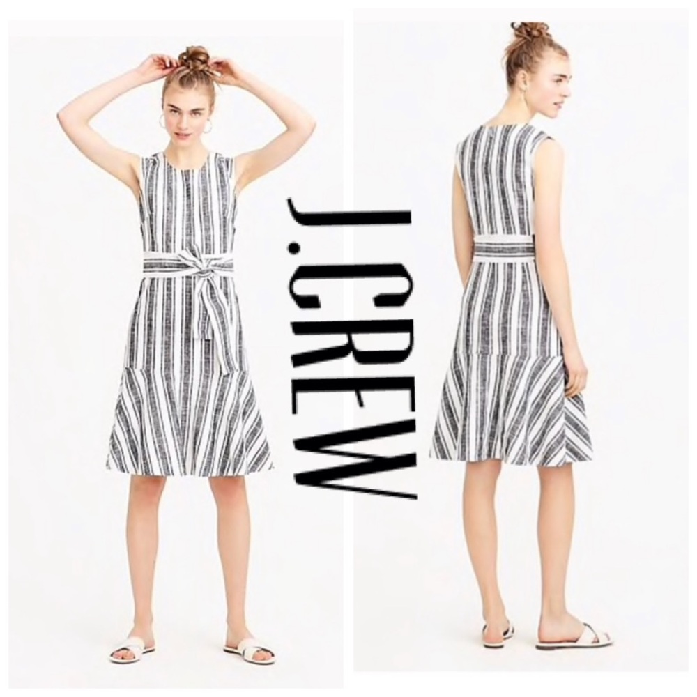 J.Crew | tall belted dress